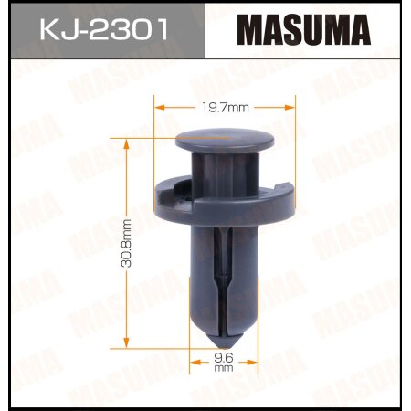 Retainer clip Masuma plastic, KJ-2301