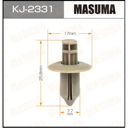 Retainer clip Masuma plastic, KJ-2331