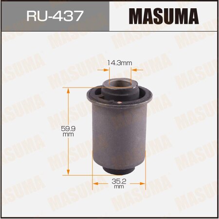 Silent block suspension bush Masuma, RU-437