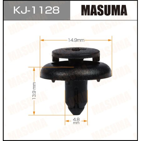 Retainer clip Masuma plastic, KJ-1128