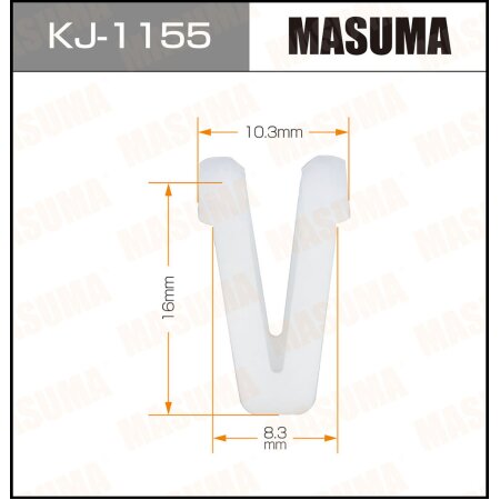 Retainer clip Masuma plastic, KJ-1155