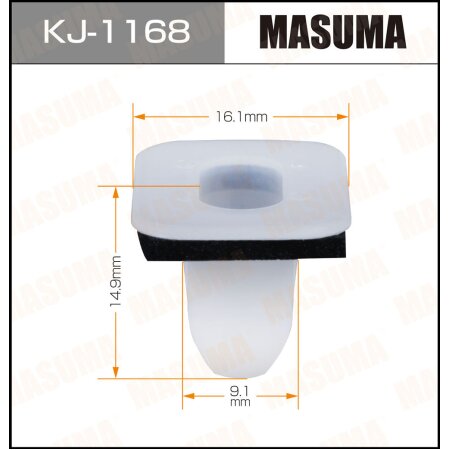 Retainer clip Masuma plastic, KJ-1168