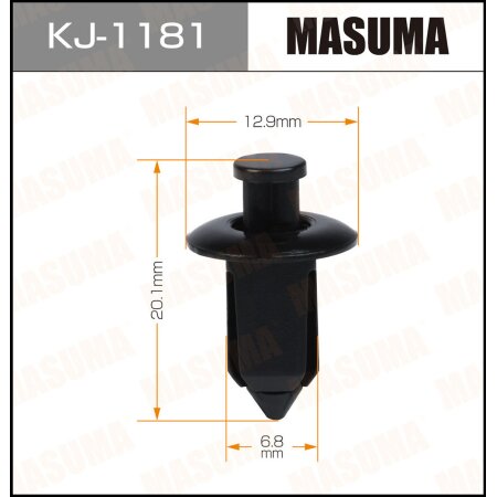 Retainer clip Masuma plastic, KJ-1181