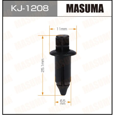 Retainer clip Masuma plastic, KJ-1208