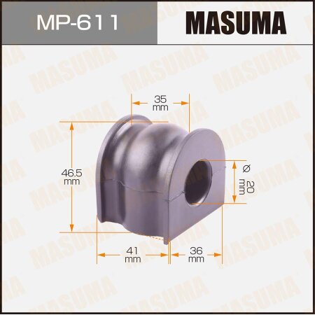 Stabilizer bar bushing Masuma, MP-611