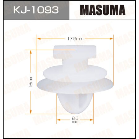 Retainer clip Masuma plastic, KJ-1093