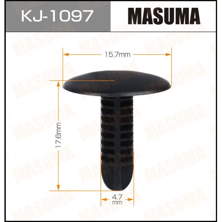 Retainer clip Masuma plastic, KJ-1097