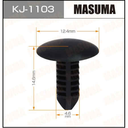 Retainer clip Masuma plastic, KJ-1103