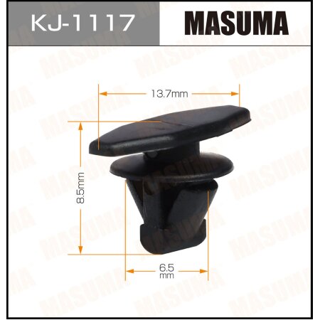 Retainer clip Masuma plastic, KJ-1117