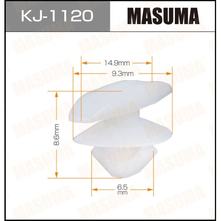 Retainer clip Masuma plastic, KJ-1120