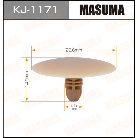 Retainer clip Masuma plastic, KJ-1171