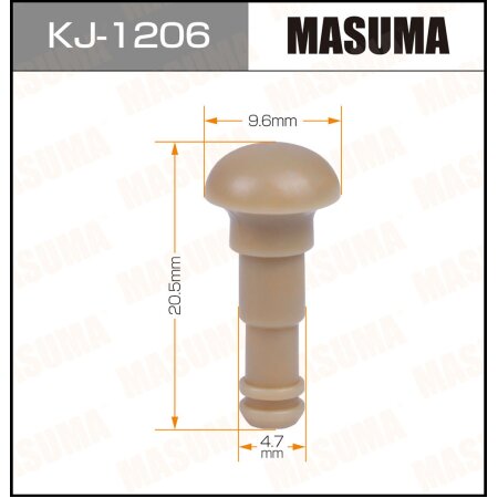 Retainer clip Masuma plastic, KJ-1206