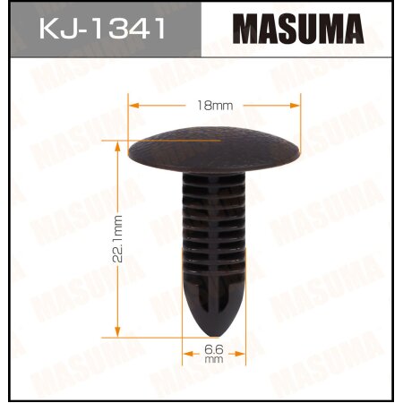 Retainer clip Masuma plastic, KJ-1341