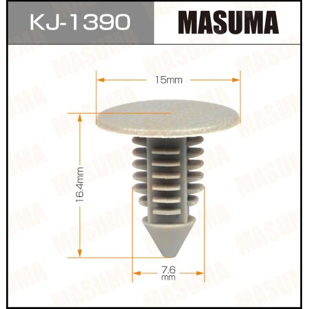 Retainer clip Masuma plastic, KJ-1390