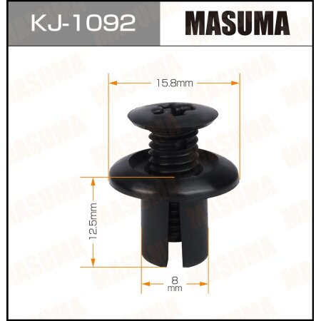 Retainer clip Masuma plastic, KJ-1092