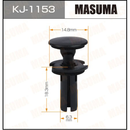 Retainer clip Masuma plastic, KJ-1153