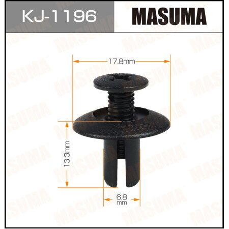 Retainer clip Masuma plastic, KJ-1196