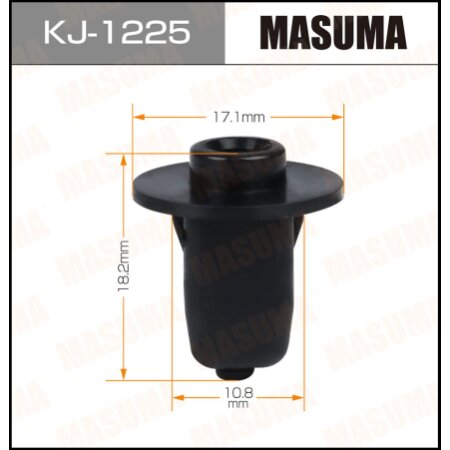 Retainer clip Masuma plastic, KJ-1225