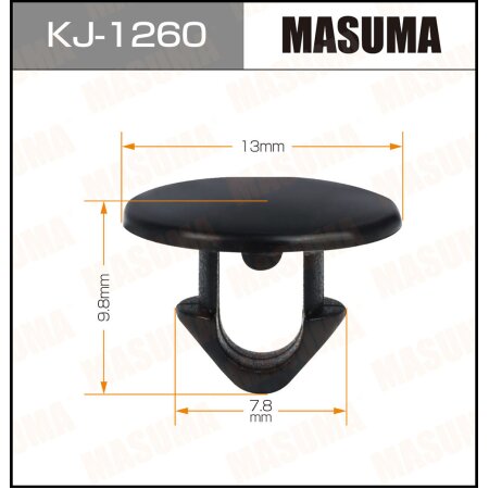 Retainer clip Masuma plastic, KJ-1260