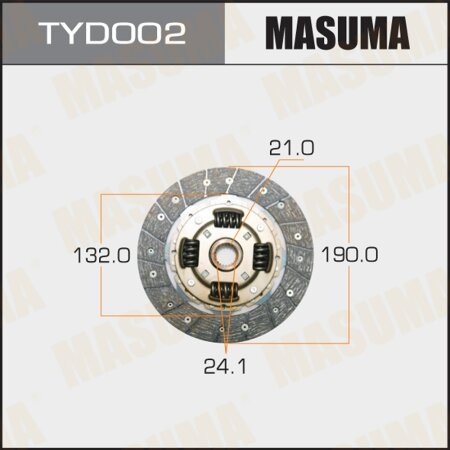 Clutch disc Masuma, TYD002