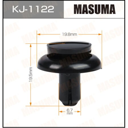 Retainer clip Masuma plastic, KJ-1122