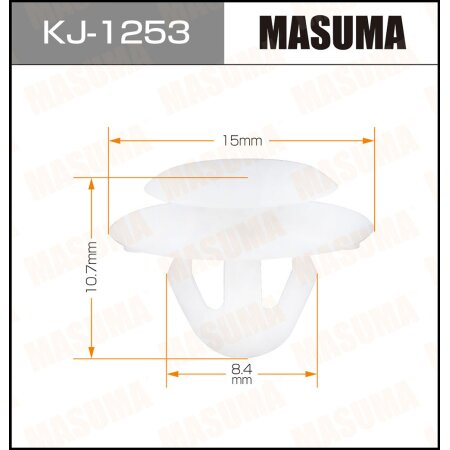 Retainer clip Masuma plastic, KJ-1253