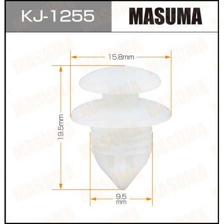 Retainer clip Masuma plastic, KJ-1255