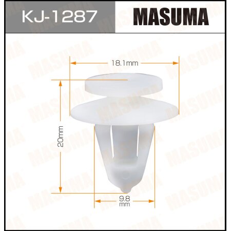 Retainer clip Masuma plastic, KJ-1287