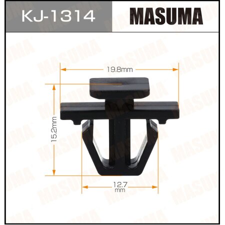 Retainer clip Masuma plastic, KJ-1314