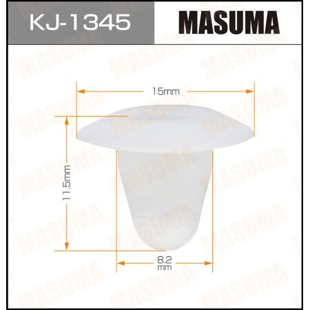 Retainer clip Masuma plastic, KJ-1345