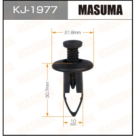 Retainer clip Masuma plastic, KJ-1977