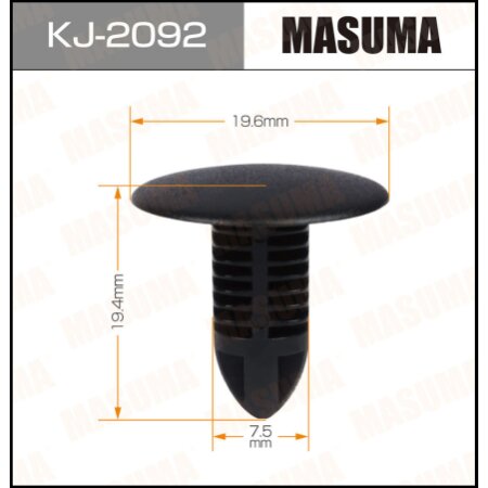 Retainer clip Masuma plastic, KJ-2092