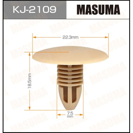 Retainer clip Masuma plastic, KJ-2109