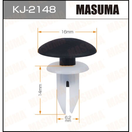 Retainer clip Masuma plastic, KJ-2148