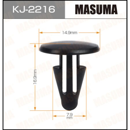 Retainer clip Masuma plastic, KJ-2216