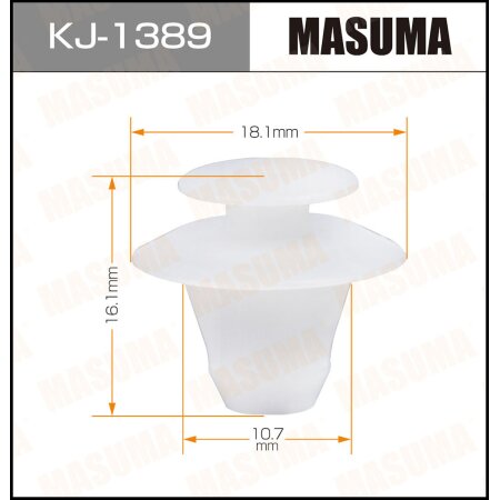 Retainer clip Masuma plastic, KJ-1389