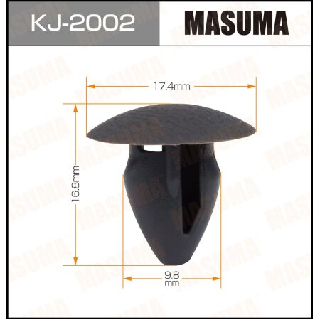 Retainer clip Masuma plastic, KJ-2002