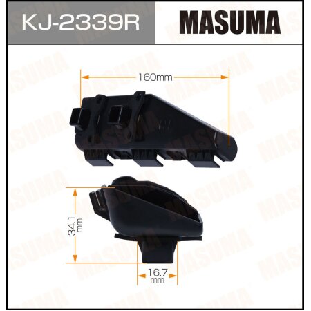 Retainer clip Masuma plastic, KJ-2339R