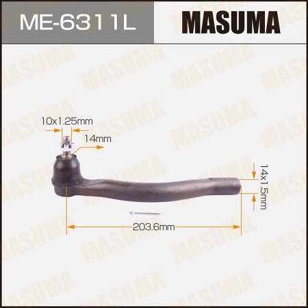 Tie rod end Masuma, ME-6311L