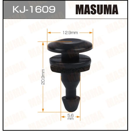 Retainer clip Masuma plastic, KJ-1609