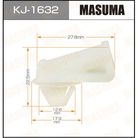 Retainer clip Masuma plastic, KJ-1632