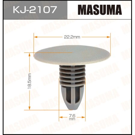 Retainer clip Masuma plastic, KJ-2107