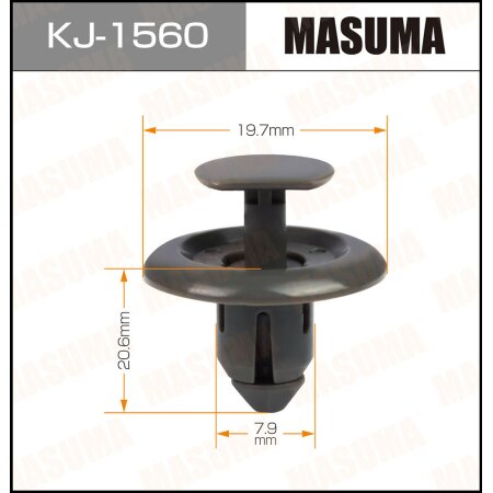 Retainer clip Masuma plastic, KJ-1560