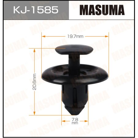 Retainer clip Masuma plastic, KJ-1585