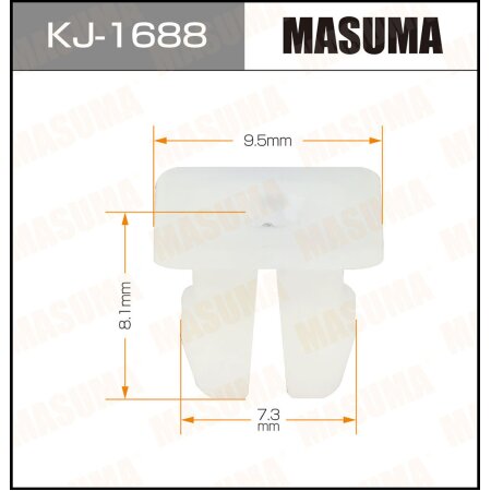 Retainer clip Masuma plastic, KJ-1688