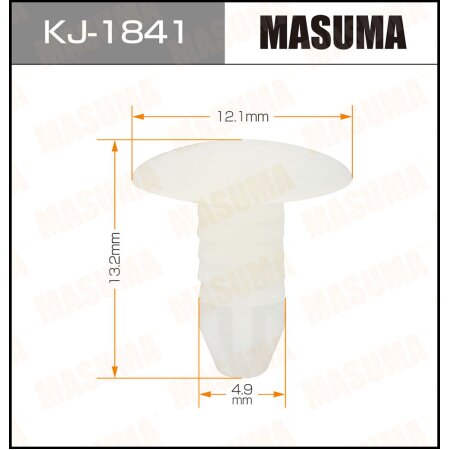 Retainer clip Masuma plastic, KJ-1841