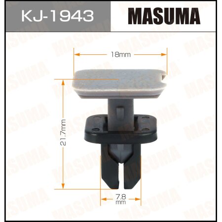 Retainer clip Masuma plastic, KJ-1943