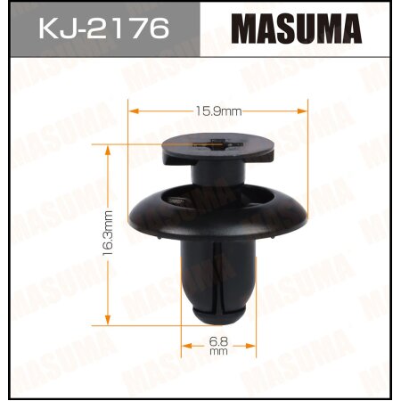 Retainer clip Masuma plastic, KJ-2176