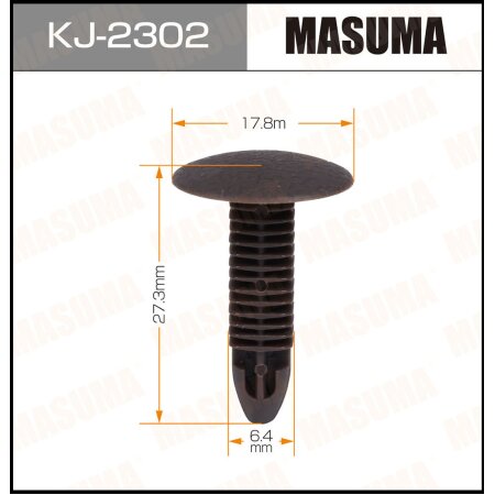 Retainer clip Masuma plastic, KJ-2302