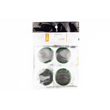 Inner tube hot repair patch Masuma, universal, D40mm, set of 20pcs, RW-40